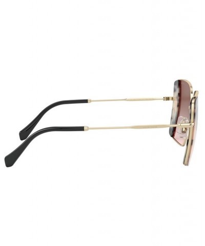 Sunglasses MU 56VS 46 PINK GOLD/PINK HAVANA/GRADIENT BROWN $65.44 Unisex