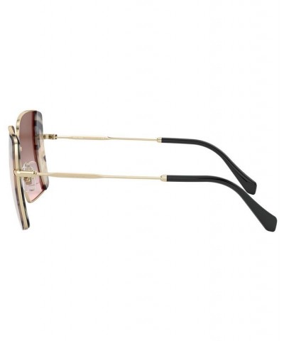 Sunglasses MU 56VS 46 PINK GOLD/PINK HAVANA/GRADIENT BROWN $65.44 Unisex