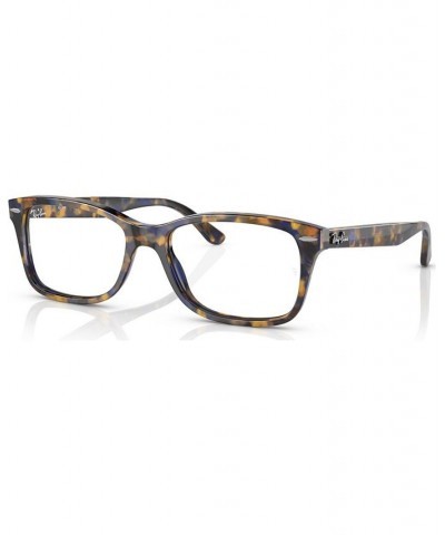 Unisex Square Eyeglasses RX542850-O Gray and Brown Havana $42.02 Unisex