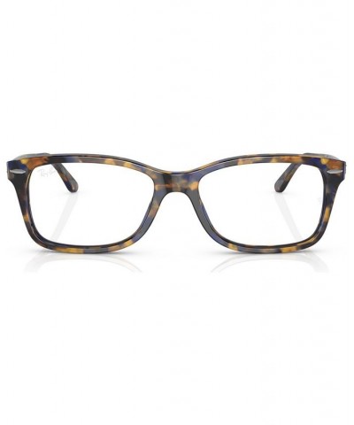 Unisex Square Eyeglasses RX542850-O Gray and Brown Havana $42.02 Unisex