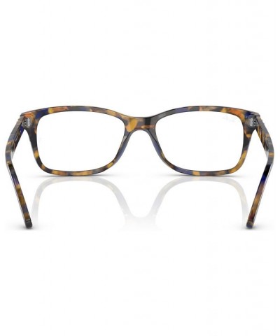 Unisex Square Eyeglasses RX542850-O Gray and Brown Havana $42.02 Unisex