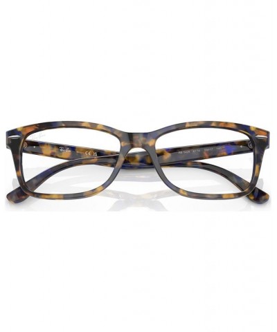 Unisex Square Eyeglasses RX542850-O Gray and Brown Havana $42.02 Unisex