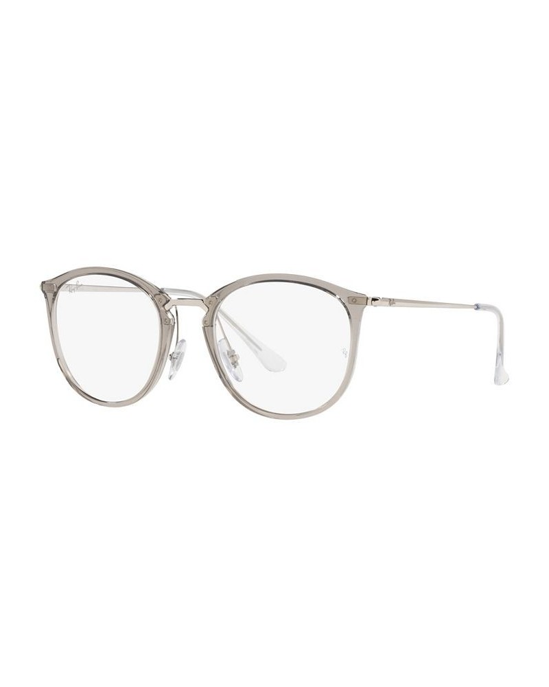 RB7140 Women's Square Eyeglasses Trasparent Gray $56.84 Womens