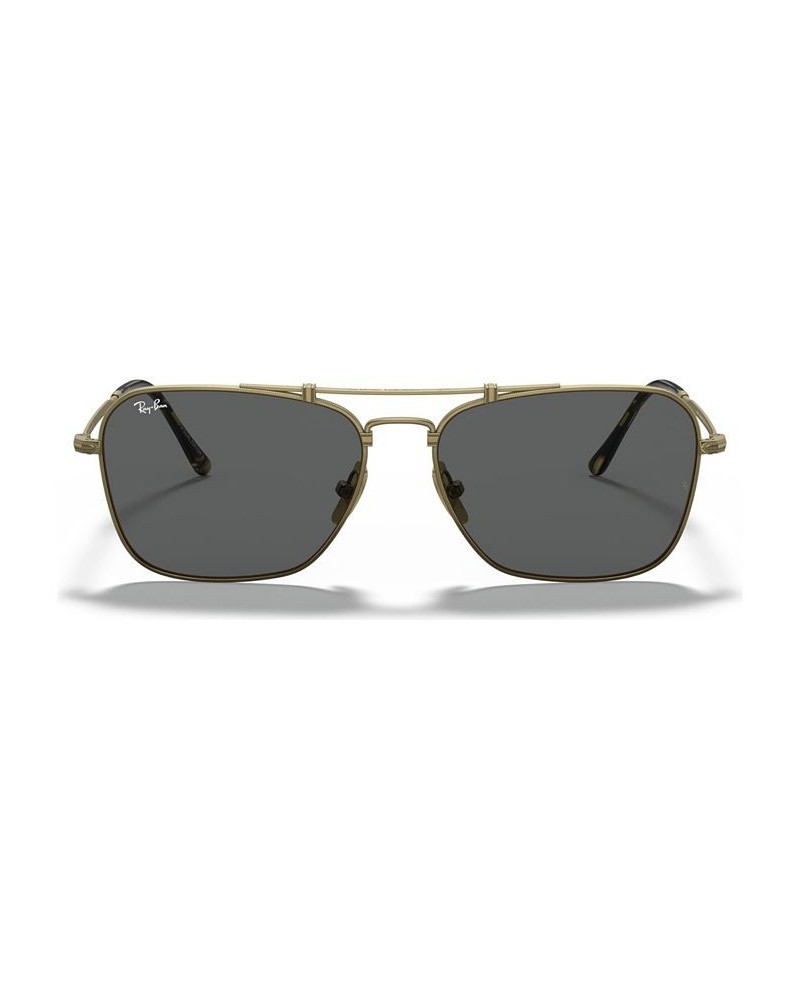 Unisex Titanium Sunglasses RB8136 DEMI GLOSS ANTIQUE GOLD/BROWN $34.88 Unisex