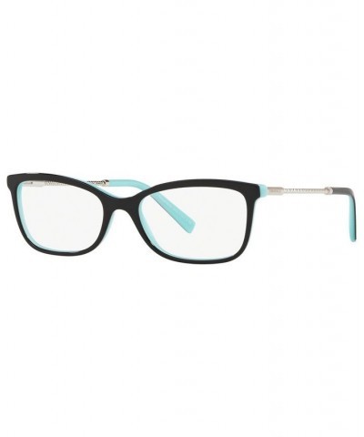 TF2169 Women's Rectangle Eyeglasses Black Blue $66.40 Womens
