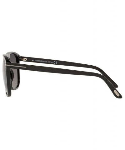 Men's Sunglasses TR001360 56 Black Shiny $53.40 Mens