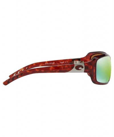 Polarized Sunglasses CDM ISABELA 63 TORTOISE TAN/GREEN MIRROR $53.25 Unisex