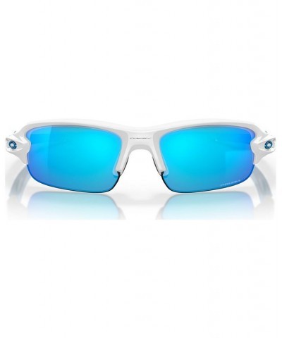 Kids Flak XXS Youth Fit 58 Sunglasses OJ9008-0658 Polished White $10.56 Kids