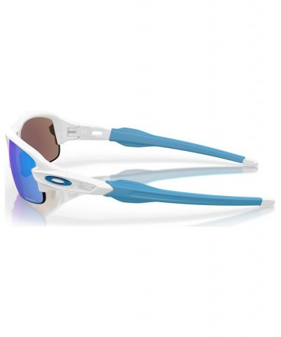 Kids Flak XXS Youth Fit 58 Sunglasses OJ9008-0658 Polished White $10.56 Kids