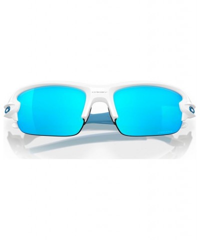 Kids Flak XXS Youth Fit 58 Sunglasses OJ9008-0658 Polished White $10.56 Kids