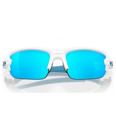 Kids Flak XXS Youth Fit 58 Sunglasses OJ9008-0658 Polished White $10.56 Kids