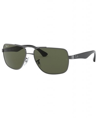 Polarized Sunglasses RB3483 Gunmetal/Green $39.60 Unisex