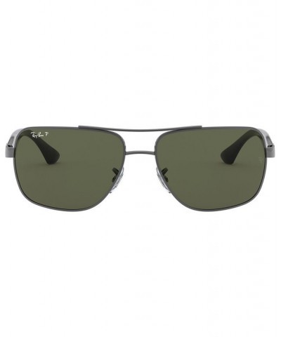 Polarized Sunglasses RB3483 Gunmetal/Green $39.60 Unisex