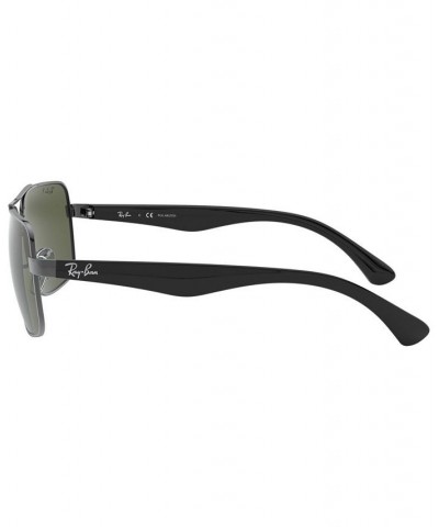 Polarized Sunglasses RB3483 Gunmetal/Green $39.60 Unisex