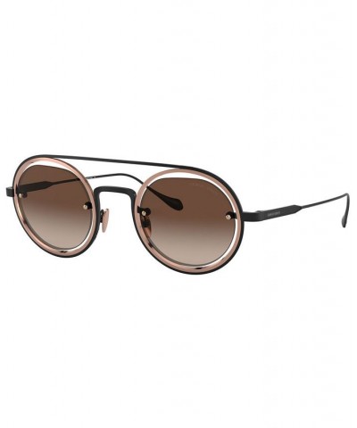 Sunglasses AR6085 46 MATTE BLACK/BRONZE/BROWN GRADIENT $47.97 Unisex