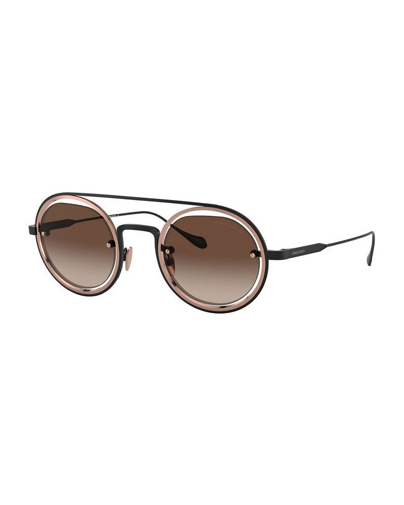 Sunglasses AR6085 46 MATTE BLACK/BRONZE/BROWN GRADIENT $47.97 Unisex