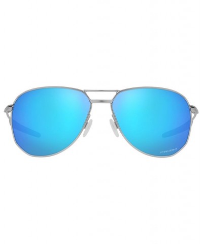 Men's Sunglasses OO4147 Contrail 57 Satin Chrome $50.25 Mens