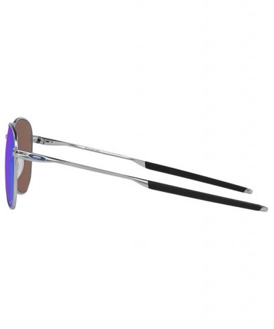 Men's Sunglasses OO4147 Contrail 57 Satin Chrome $50.25 Mens