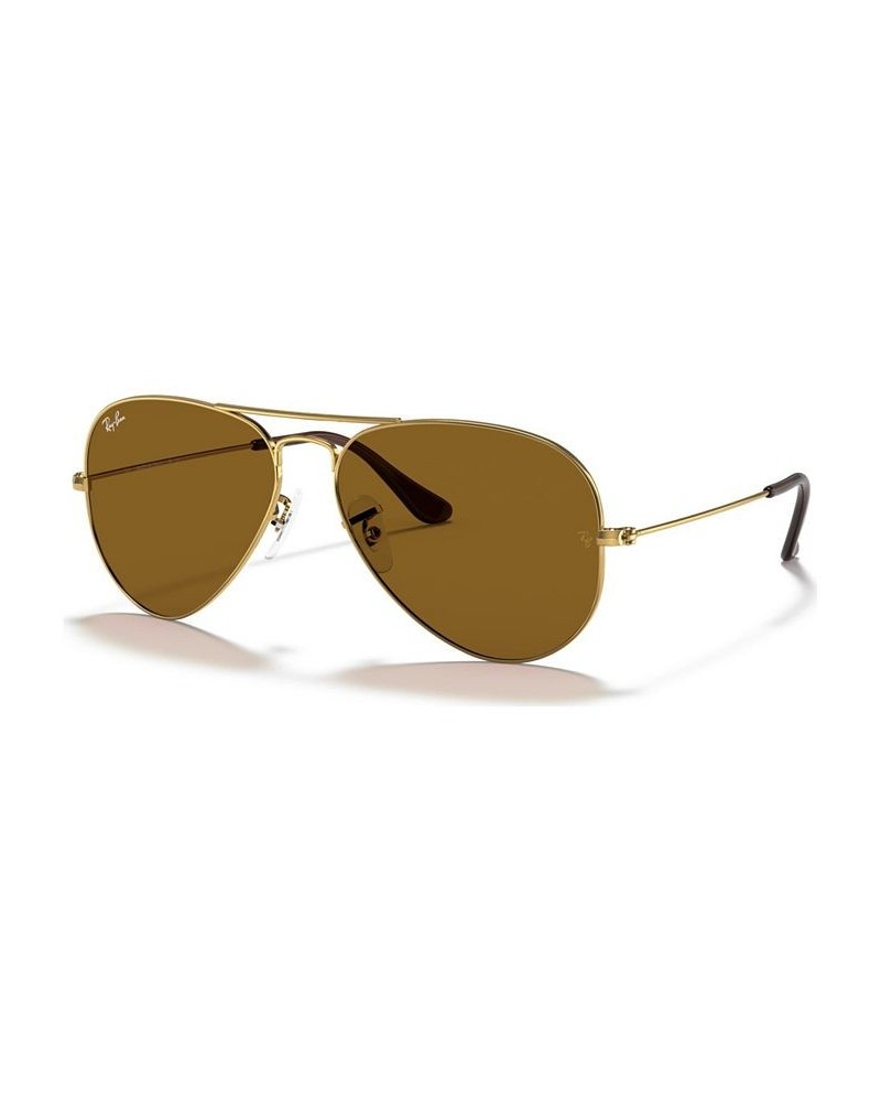 Sunglasses RB3025 AVIATOR CLASSIC Gold/Green $45.64 Unisex