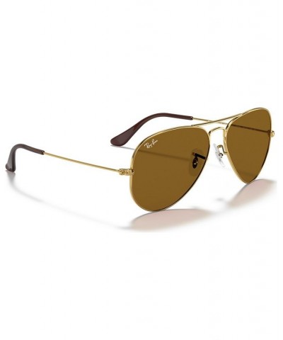 Sunglasses RB3025 AVIATOR CLASSIC Gold/Green $45.64 Unisex