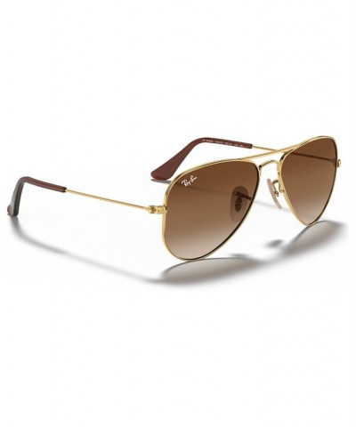 Ray-Ban Junior Sunglasses RJ9506S AVIATOR MIRROR ages 4-6 Gold/Green $15.40 Unisex