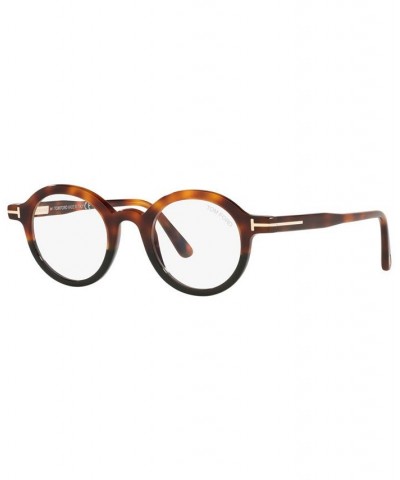 TR001334 Unisex Round Eyeglasses Tortoise Light $117.60 Unisex