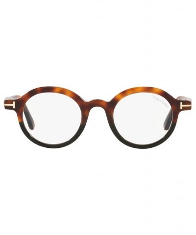 TR001334 Unisex Round Eyeglasses Tortoise Light $117.60 Unisex