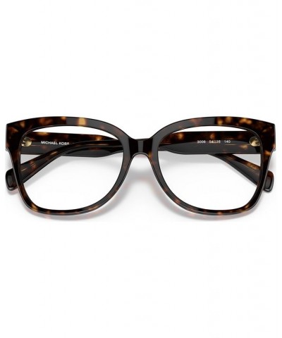 Women's PALAWAN Square Eyeglasses MK409154-O Pink Tortoise $46.48 Womens