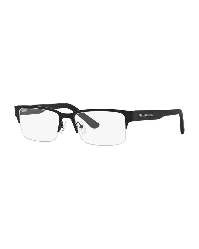 Armani Exchange AX1014 Men's Rectangle Eyeglasses Black $12.50 Mens