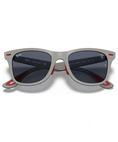 Unisex Sunglasses RB8395M Scuderia Ferrari Collection 52 MATT CARBON ALLUTEX CARBON/DARK GREY $127.40 Unisex