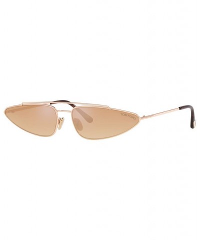 Women's Sunglasses TR00148065-Z Gold-Tone Shiny $118.30 Womens