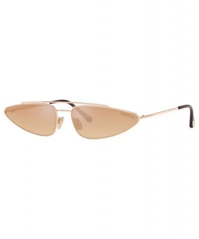 Women's Sunglasses TR00148065-Z Gold-Tone Shiny $118.30 Womens