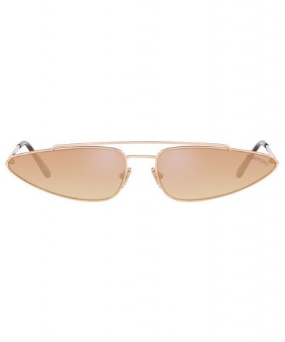 Women's Sunglasses TR00148065-Z Gold-Tone Shiny $118.30 Womens