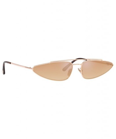 Women's Sunglasses TR00148065-Z Gold-Tone Shiny $118.30 Womens