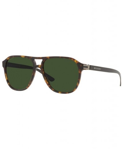 Men's Sunglasses BV7034 57 Matte Havana $97.80 Mens