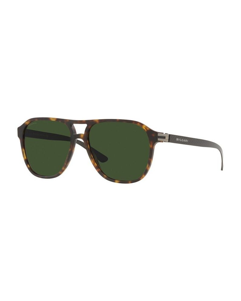Men's Sunglasses BV7034 57 Matte Havana $97.80 Mens