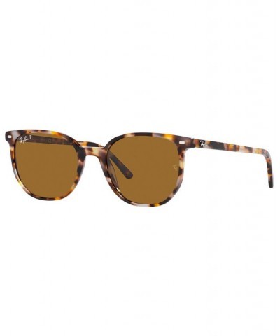 Unisex Polarized Sunglasses RB2197 ELLIOT 50 Havana Brown Gray $46.86 Unisex