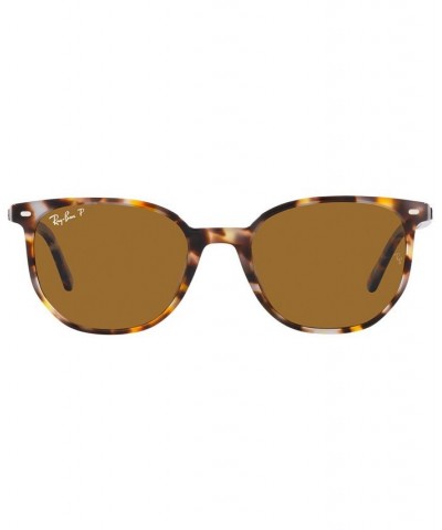 Unisex Polarized Sunglasses RB2197 ELLIOT 50 Havana Brown Gray $46.86 Unisex