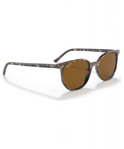 Unisex Polarized Sunglasses RB2197 ELLIOT 50 Havana Brown Gray $46.86 Unisex