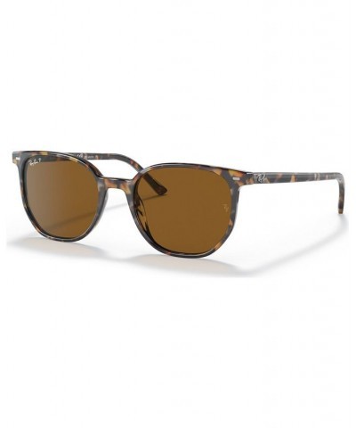 Unisex Polarized Sunglasses RB2197 ELLIOT 50 Havana Brown Gray $46.86 Unisex