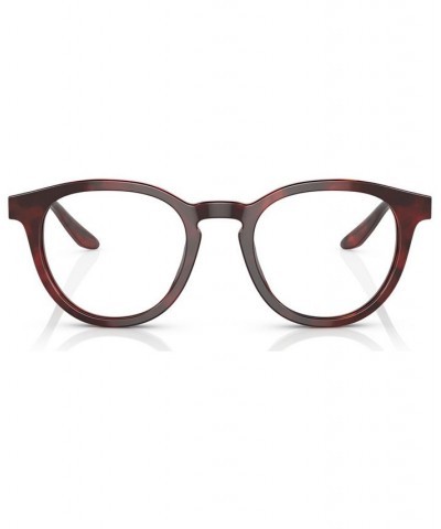 Men's Phantos Eyeglasses AR722748-O Striped Brown $85.05 Mens