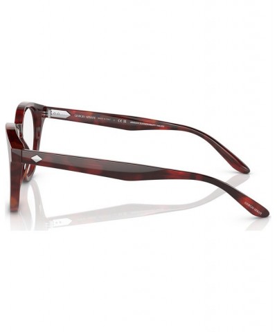 Men's Phantos Eyeglasses AR722748-O Striped Brown $85.05 Mens