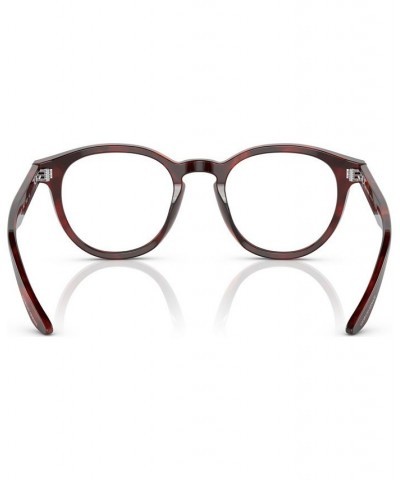 Men's Phantos Eyeglasses AR722748-O Striped Brown $85.05 Mens