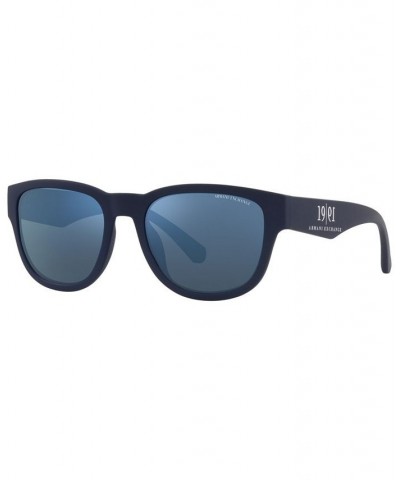 Men's Sunglasses AX4115SU 54 Matte Blue $18.20 Mens