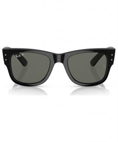 Mega Wayfarer 51 Unisex Polarized Sunglasses Black $51.52 Unisex