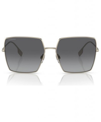 Women's Daphne Polarized Sunglasses BE313358-YP 58 Light Gold-Tone $95.99 Womens