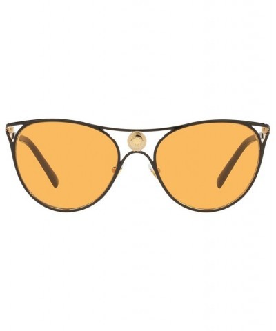 Women's Sunglasses VE2237 57 Black/Gold-Tone $49.30 Womens