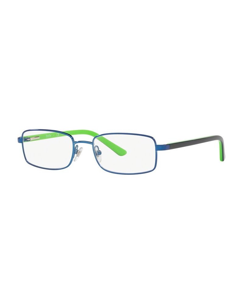 SF2856 Men's Rectangle Eyeglasses Blue $10.23 Mens