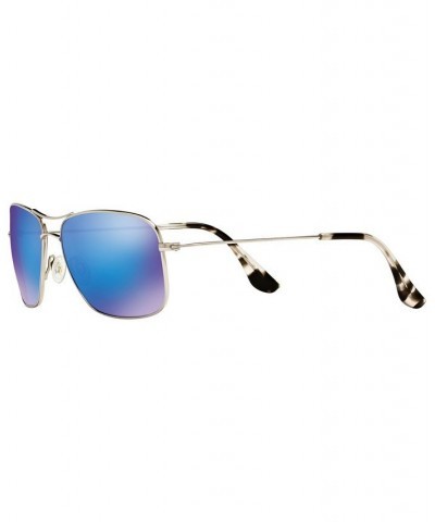 Polarized Wiki Wiki Sunglasses 246 SILVER SHINY/BLUE MIRROR POLAR $70.18 Unisex