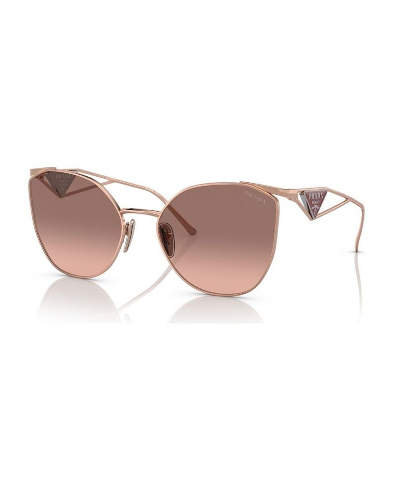 Women's Sunglasses PR 50ZS59-Y 59 Pink Gold-Tone $55.33 Womens
